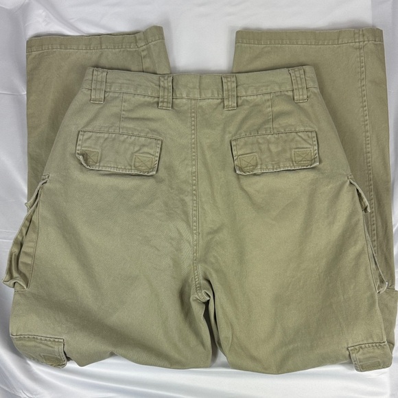 North West Blue Men's Khaki Cargo Pants - Picture 3 of 6